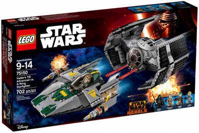 LEGO Vader's TIE Advanced vs. A-Wing Starfighter 75150 – Retired & Sealed