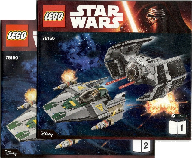 LEGO Vader's TIE Advanced vs. A-wing Starfighter 75150 – Retired & Sealed