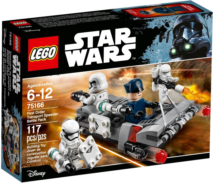 LEGO First Order Transport Speeder Battle Pack 75166 – Retired & Sealed