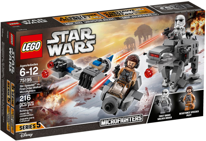 LEGO Ski Speeder vs First Order Walker Microfighters 75195 – Retired & Sealed