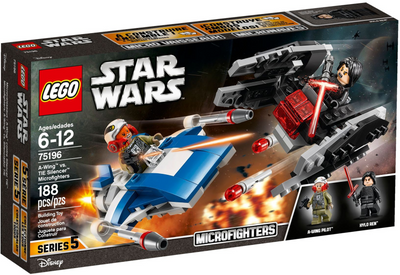 LEGO A-Wing vs. TIE Silencer Microfighters 75196 – Retired & Sealed