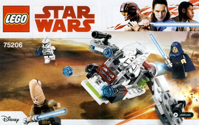 LEGO Jedi and Clone Troopers Battle Pack 75206 – Retired & Sealed