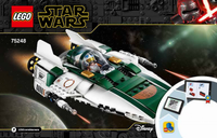 LEGO 75248 Resistance A-wing Starfighter 75248 sealed box view 3