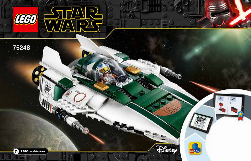 LEGO Resistance A-wing Starfighter 75248 – Retired & Sealed