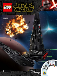 LEGO 75256 Kylo Ren's Shuttle 75256 sealed box view 3