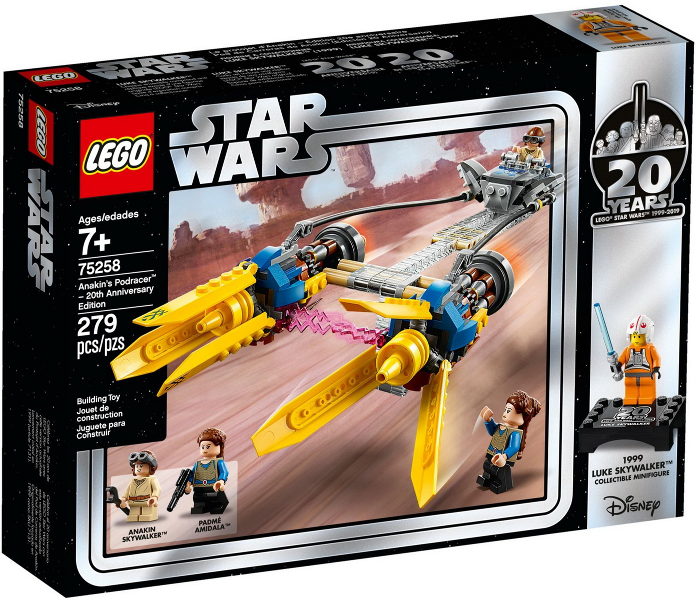LEGO Anakin's Podracer – 20th Anniversary Edition 75258 – Retired & Sealed