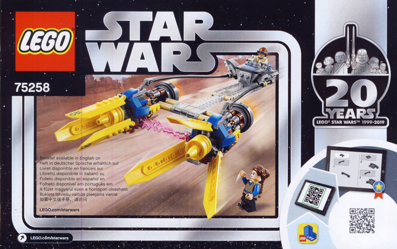 LEGO Anakin's Podracer – 20th Anniversary Edition 75258 – Retired & Sealed