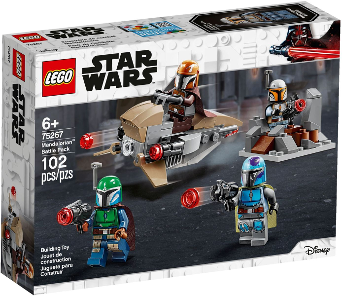 LEGO Star Wars Mandalorian Battle Pack Set with 4 75267 – Retired & Sealed