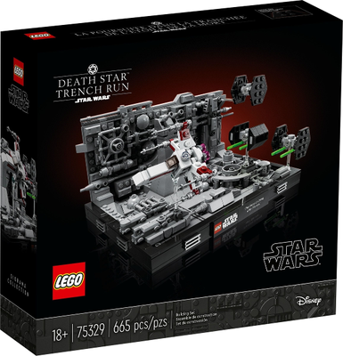 LEGO Death Star Trench Run Diorama 75329 – Retired & Sealed