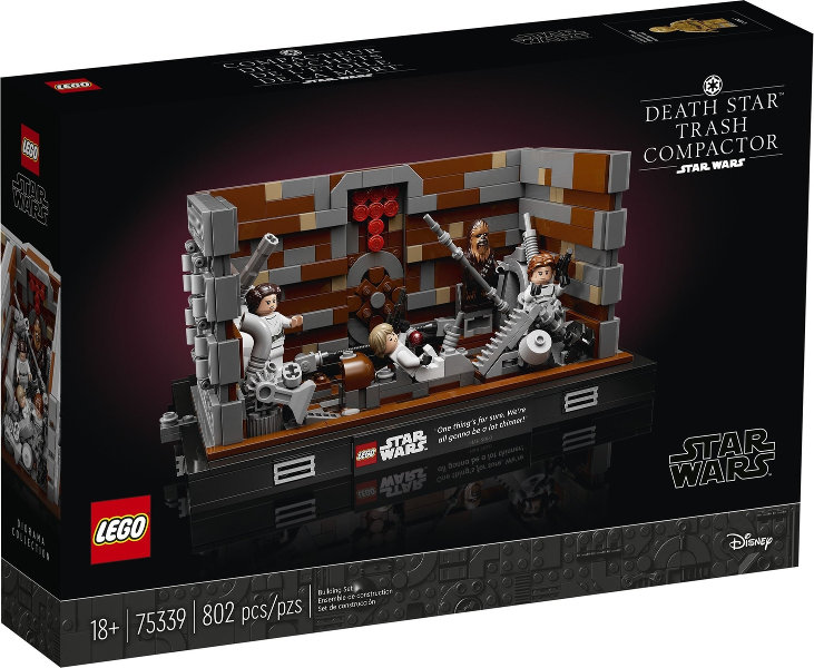 LEGO Death Star Trash Compactor Diorama 75339 – Retired & Sealed