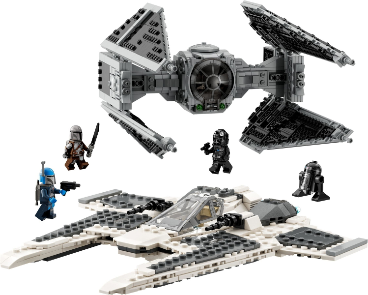 LEGO Mandalorian Fang Fighter vs TIE Interceptor 75348 – Retired & Sealed