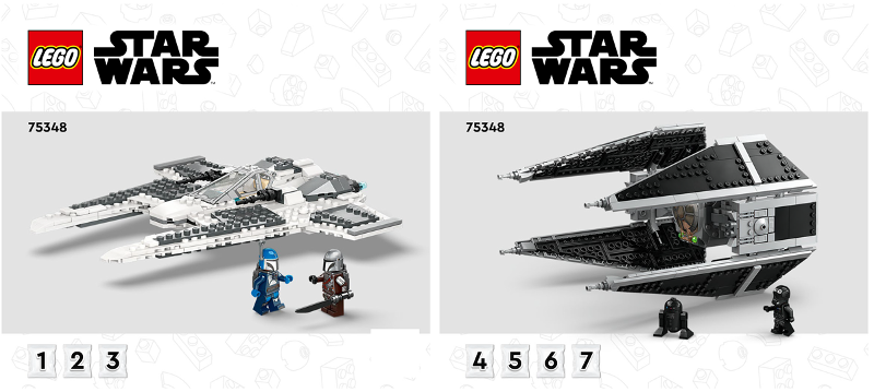 LEGO Mandalorian Fang Fighter vs TIE Interceptor 75348 – Retired & Sealed