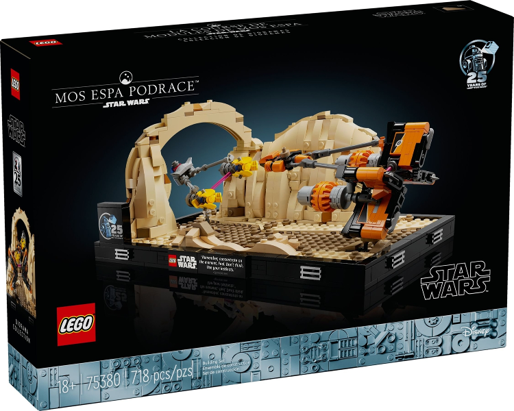 LEGO Mos Espa Podrace Diorama 75380 – Retired & Sealed