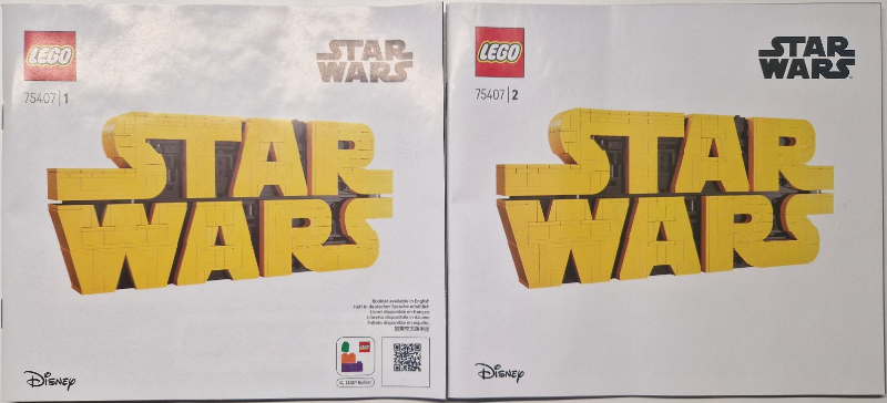 LEGO Brick-Built Star Wars Logo 75407 – Sealed UK Stock