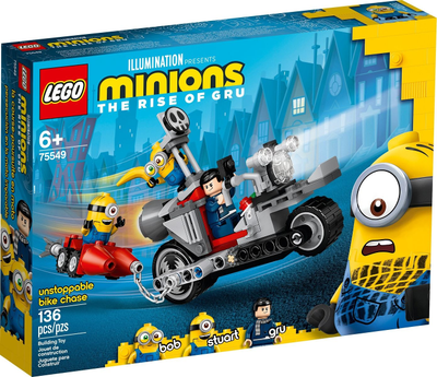 LEGO Minions Unstoppable Bike Chase Construction Toy 75549 – Retired & Sealed