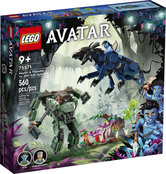 LEGO Neytiri & Thanator vs. AMP Suit Quaritch 75571 – Retired & Sealed