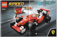 LEGO 75879 Scuderia Ferrari SF16-H 75879 sealed box view 3