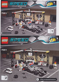 LEGO 75911 McLaren Mercedes Pit Stop 75911 sealed box view 3