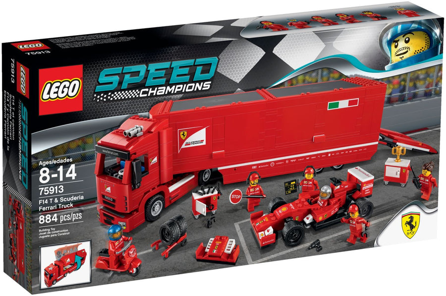 LEGO F14 T & Scuderia Ferrari Truck 75913 – Retired & Sealed