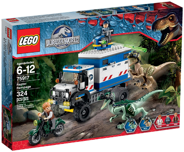 LEGO Jurassic World Raptor Rampage 75917 – Retired & Sealed