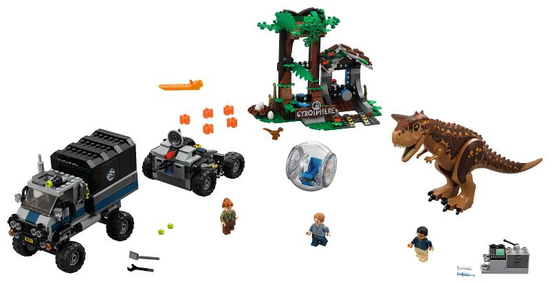 LEGO Carnotaurus Gyrosphere Escape 75929 – Retired & Sealed