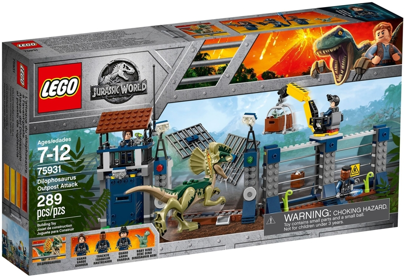 LEGO Dilophosaurus Outpost Attack 75931 – Retired & Sealed