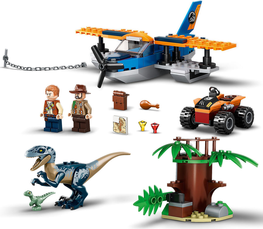 LEGO Velociraptor: Biplane Rescue Mission 75942 – Retired & Sealed