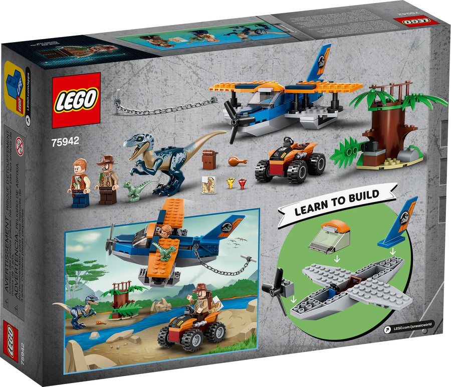 LEGO Velociraptor: Biplane Rescue Mission 75942 – Retired & Sealed