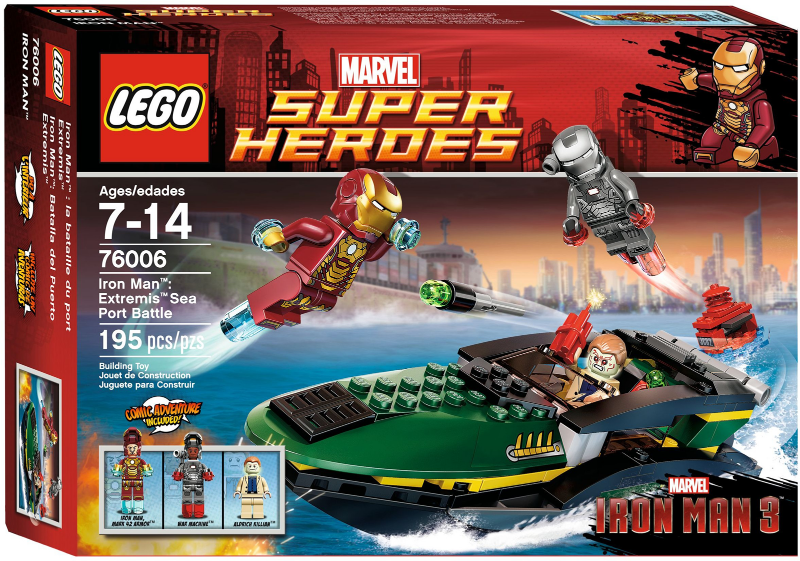 LEGO Iron Man: Extremis Sea Port Battle 76006 – Retired & Sealed