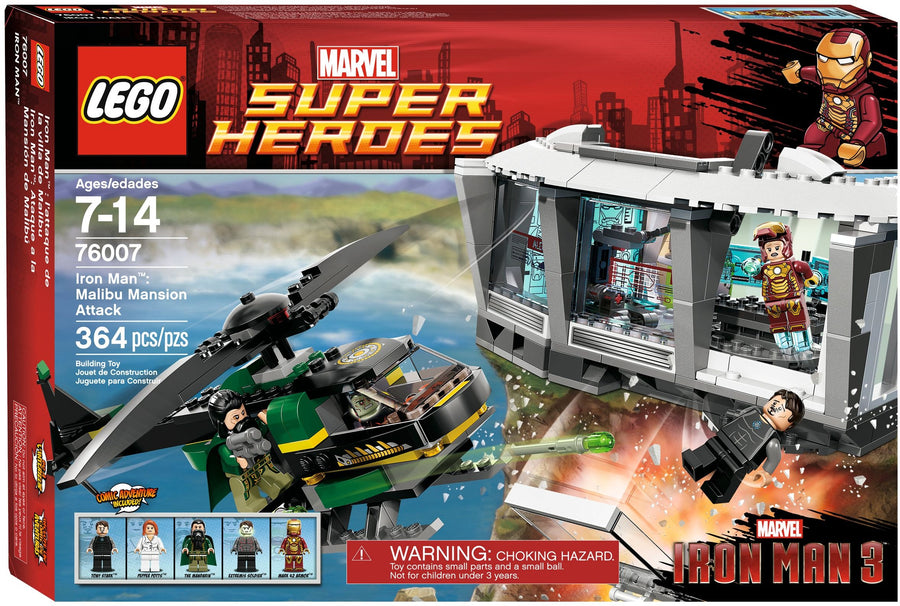 LEGO Iron Man: Malibu Mansion Attack 76007 – Retired & Sealed
