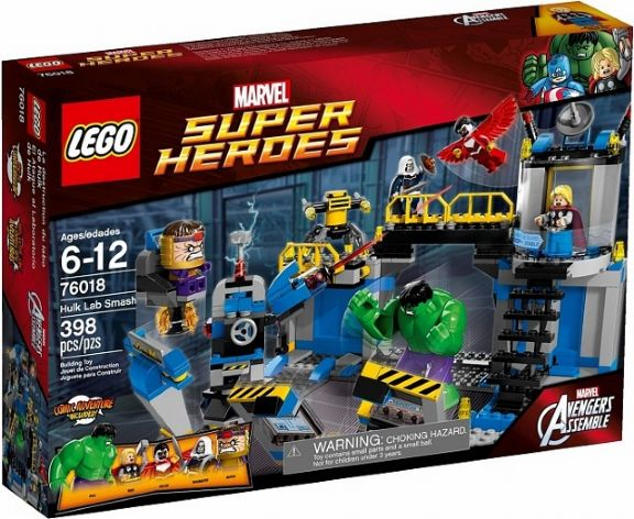 LEGO 76018 Hulk Lab Smash 76018 sealed box front
