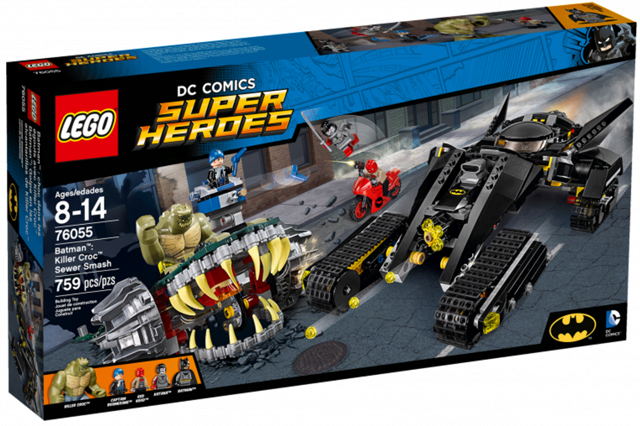 LEGO Batman: Killer Croc Sewer Smash 76055 – Retired & Sealed
