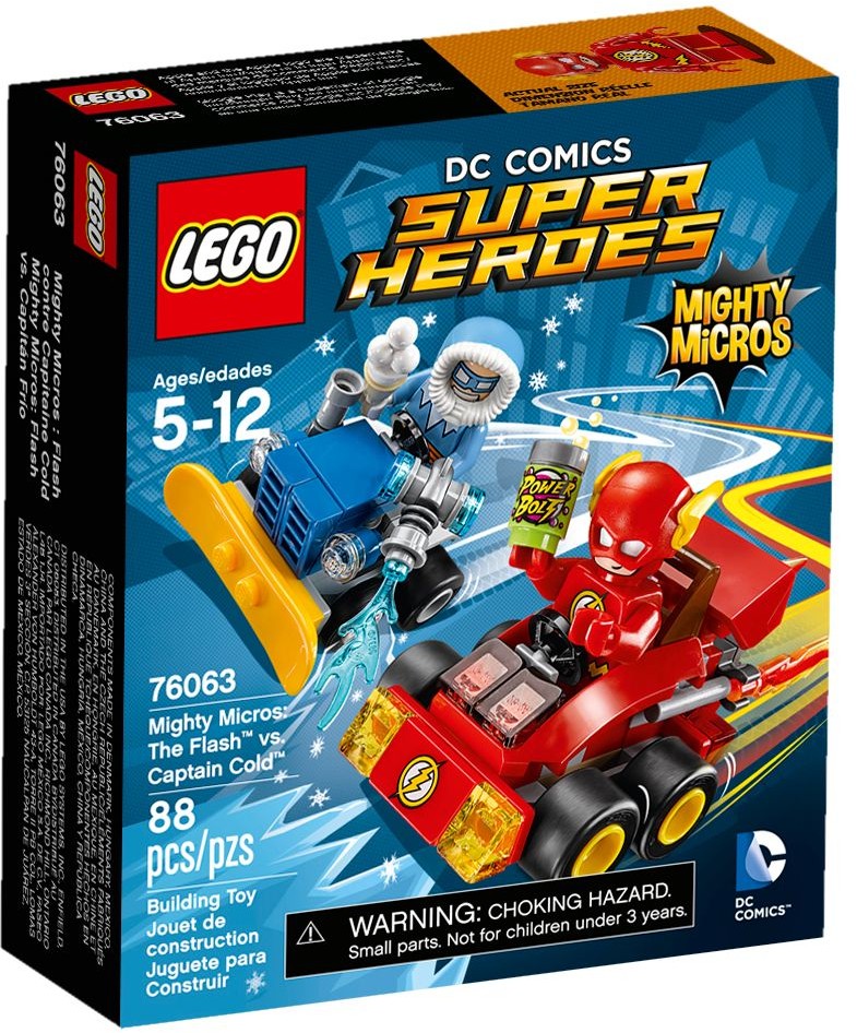 LEGO Mighty Micros: The Flash vs. Captain Cold 76063 – Retired & Sealed