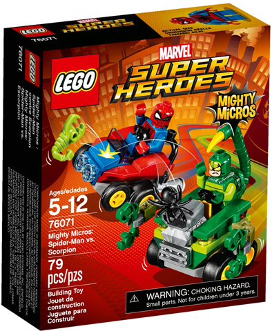 LEGO Mighty Micros: Spider-Man vs. Scorpion 76071 – Retired & Sealed