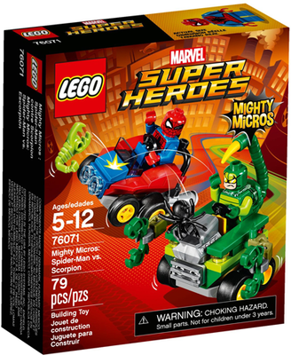 LEGO Mighty Micros: Spider-Man vs. Scorpion 76071 – Retired & Sealed