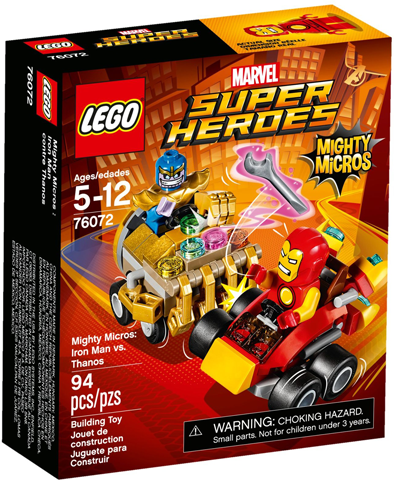 LEGO Mighty Micros: Iron Man vs. Thanos 76072 – Retired & Sealed
