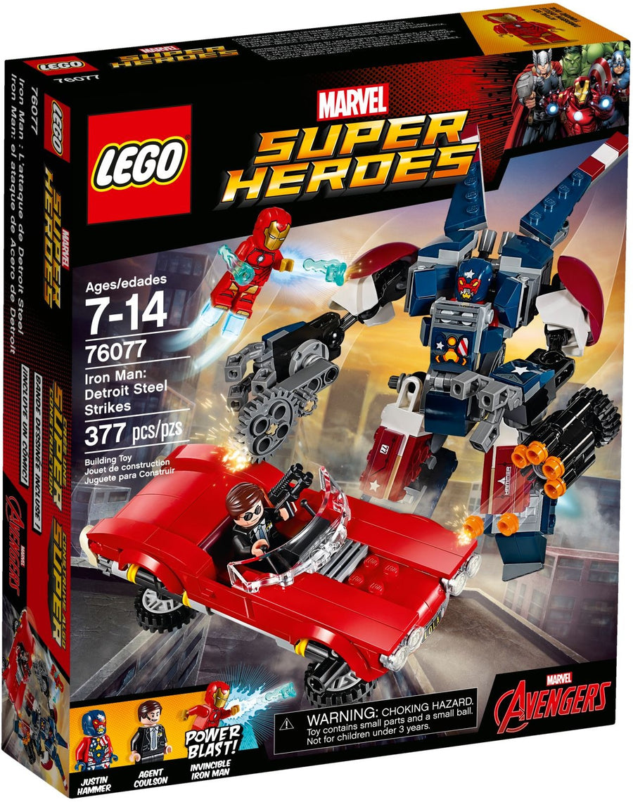 LEGO Iron Man: Detroit Steel Strikes 76077 – Retired & Sealed