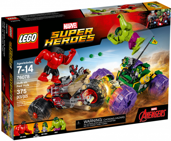 LEGO Hulk vs. Red Hulk 76078 – Retired & Sealed