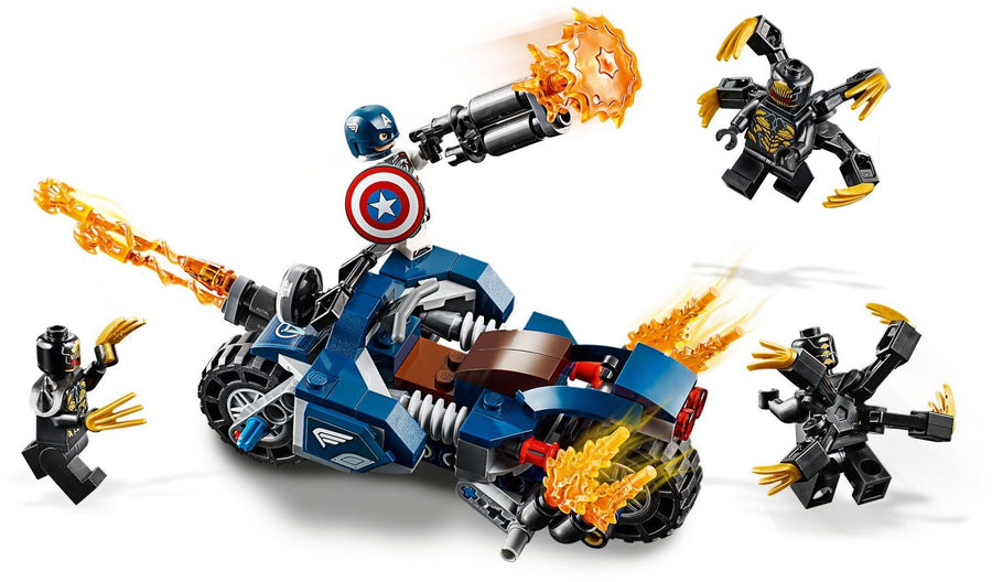 LEGO Captain America: Outriders Attack 76123 – Retired & Sealed