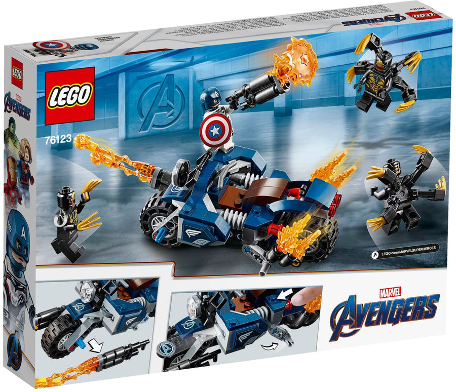 LEGO Captain America: Outriders Attack 76123 – Retired & Sealed
