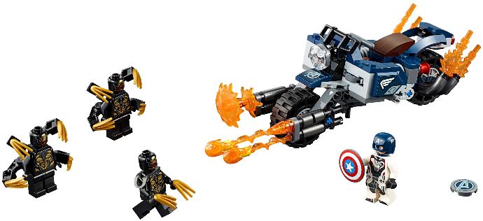 LEGO Captain America: Outriders Attack 76123 – Retired & Sealed