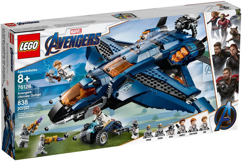 LEGO Marvel Avengers Ultimate Quinjet Plane, Super 76126 – Retired & Sealed