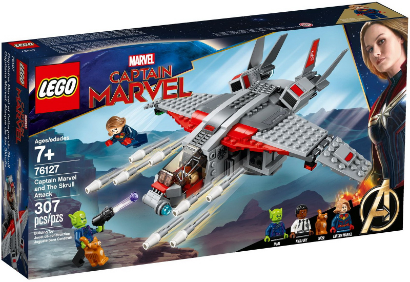 LEGO Captain Marvel and The Skrull Attack 76127 – Retired & Sealed