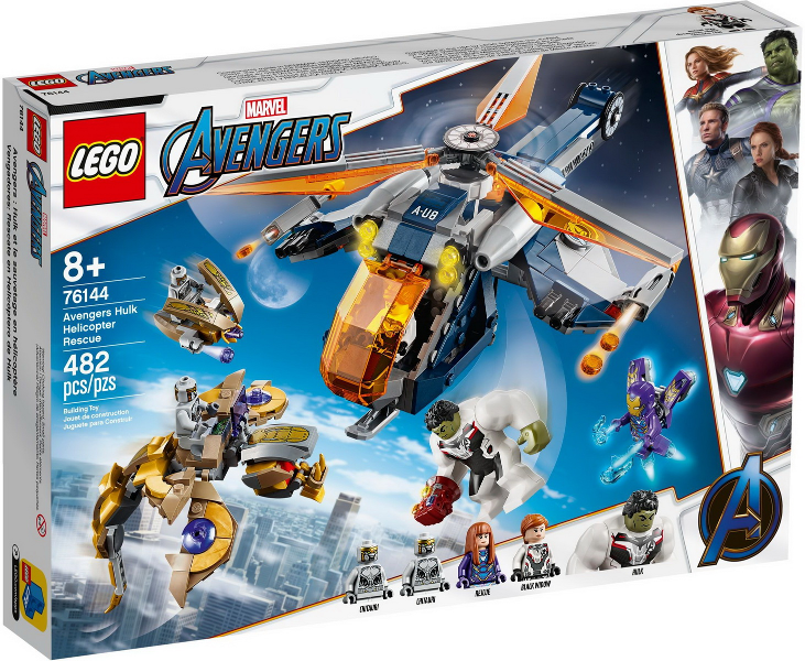 LEGO Avengers Hulk Helicopter Rescue 76144 – Retired & Sealed