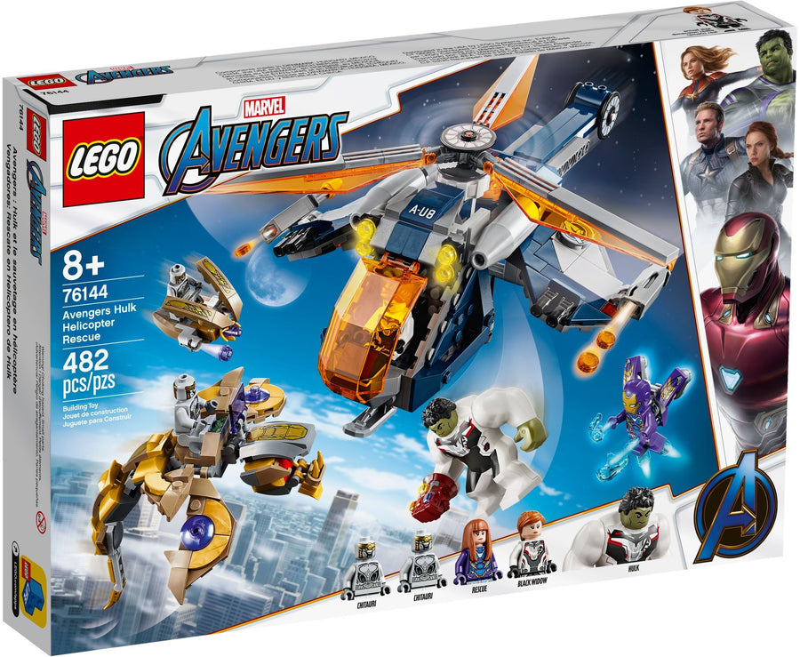 LEGO Avengers Hulk Helicopter Rescue 76144 – Retired & Sealed