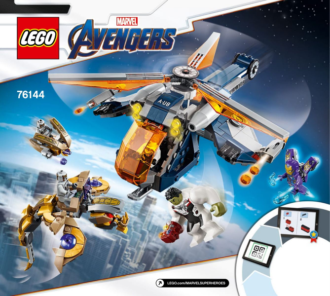 LEGO Avengers Hulk Helicopter Rescue 76144 – Retired & Sealed