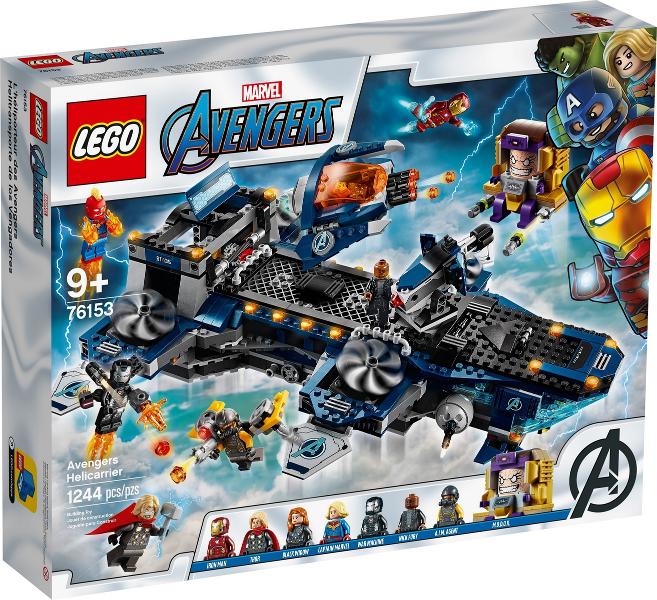 LEGO Marvel Avengers Helicarrier Toy with Iron Man, 76153 – Retired & Sealed