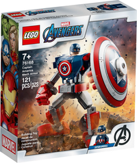 LEGO 76168 Captain America Mech Armor 76168 sealed box front