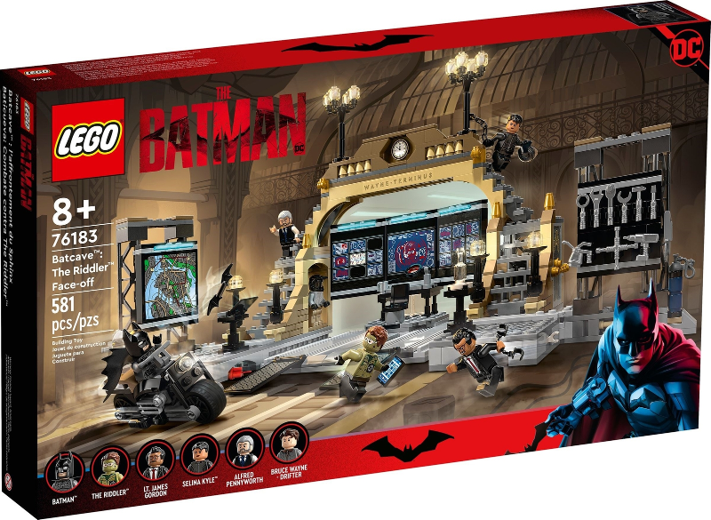 LEGO 76183 Batcave: The Riddler Face-off 76183 sealed box front