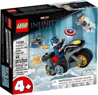 LEGO 76189 Captain America and Hydra Face-Off 76189 sealed box front